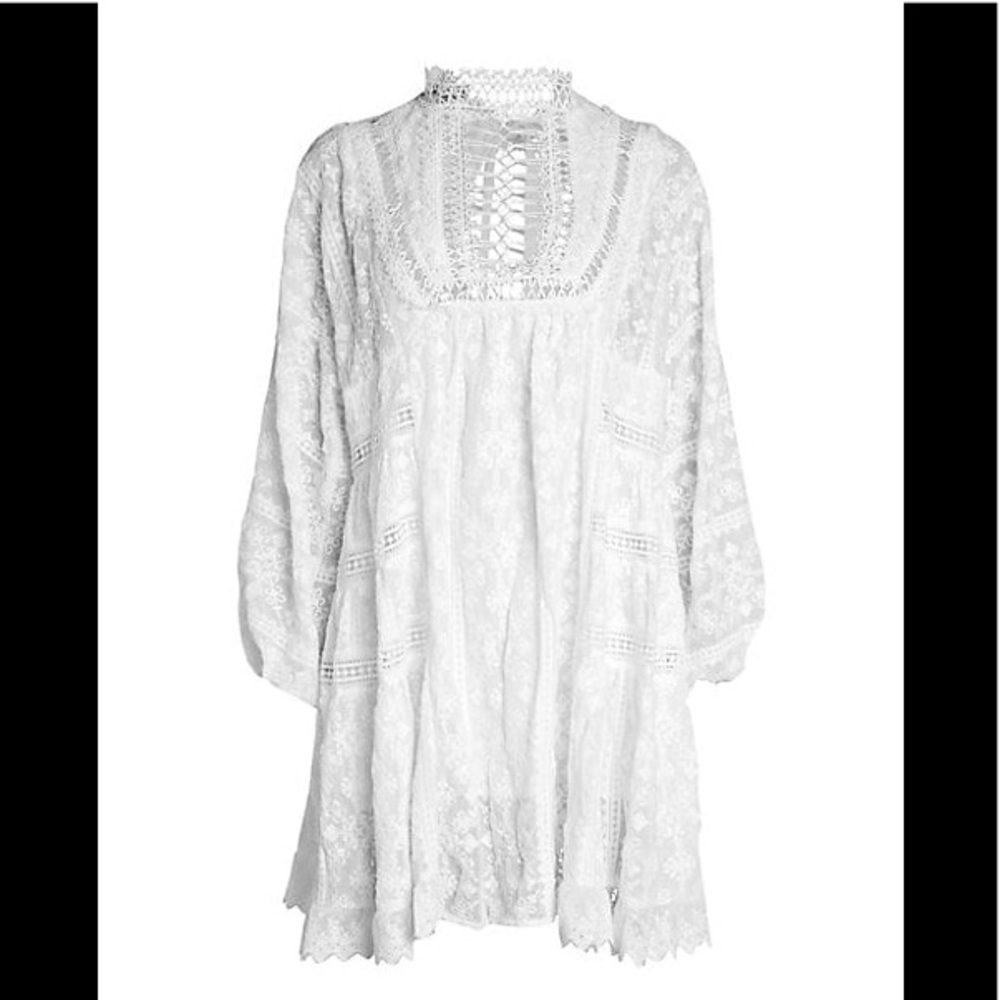 Avantlook Hollow Collar Bow Tie Dress